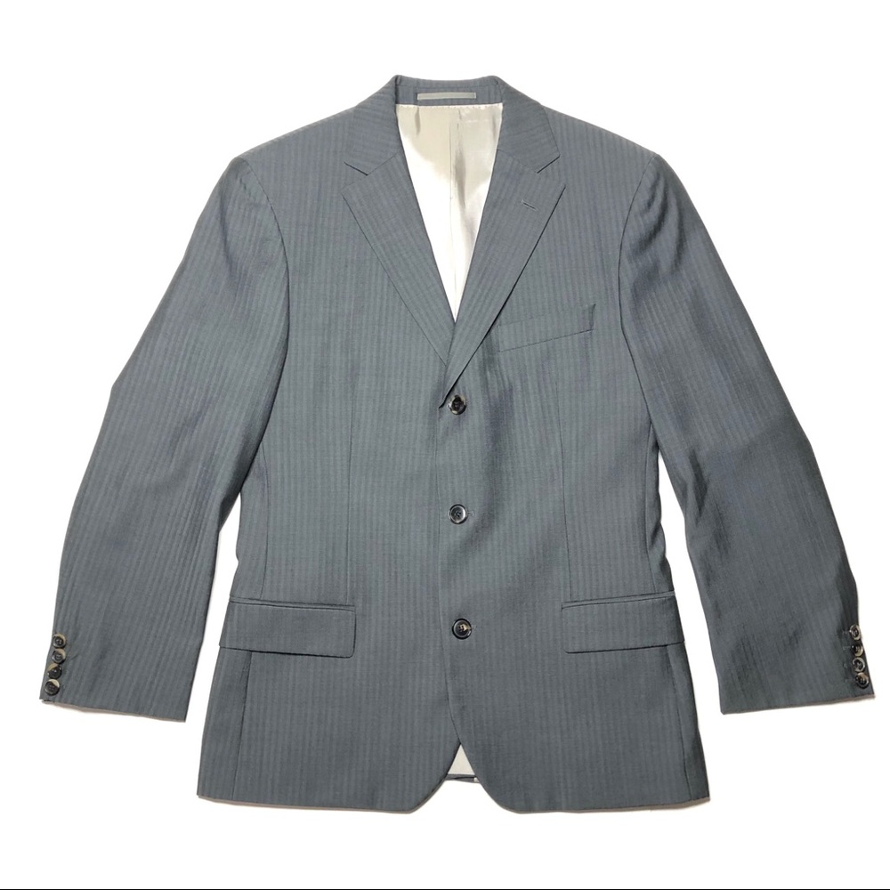 Hugo Boss Stripe Slim 3 Button Blazer Sport Coat